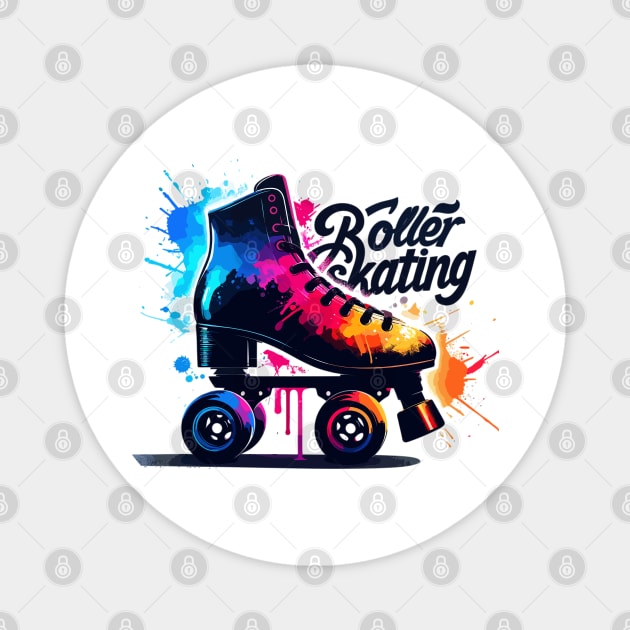 Roller Skates Magnet by Vehicles-Art